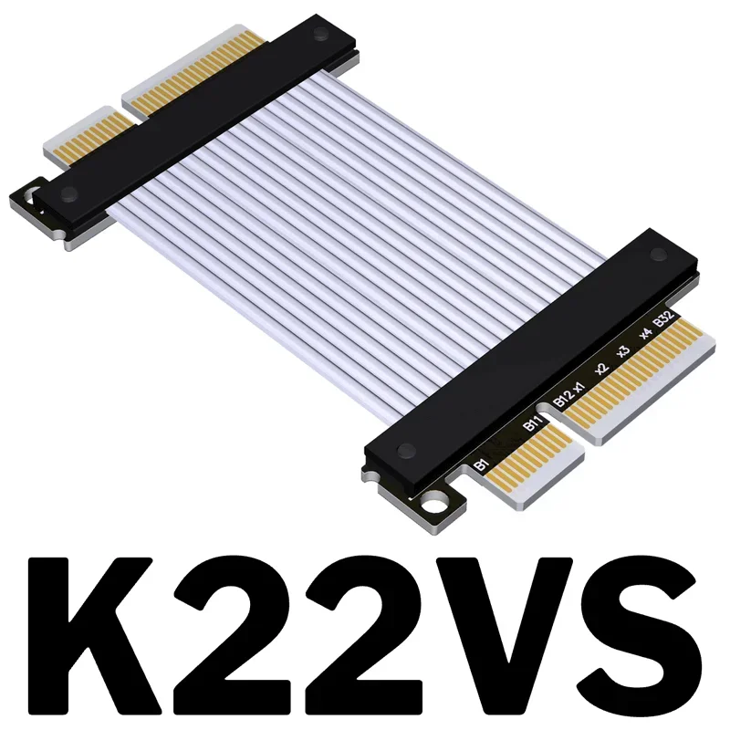 

Высокоскоростной соединительный кабель PCIe4.0 x4–4X, перемычка для док-станции сигналов Tx Rx, сервер Gen4 GPU
