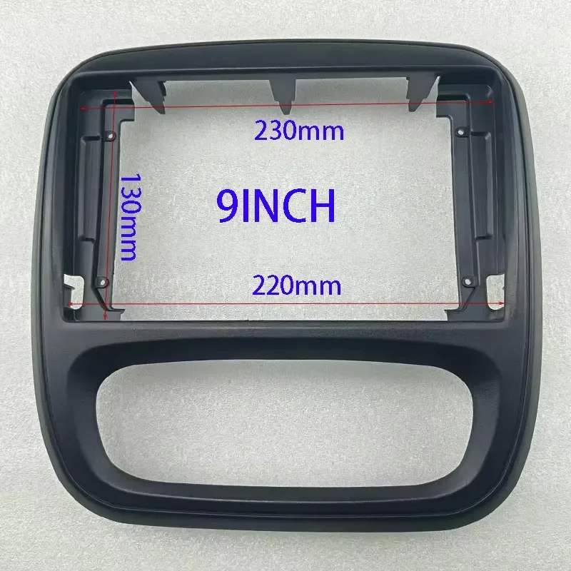 9 Inch Android Car Radio Frame Fascia For Renault Trafic 3 X82 Opel Vauxhall 2014-2018 Panel Power Harness Canbus Stereo
