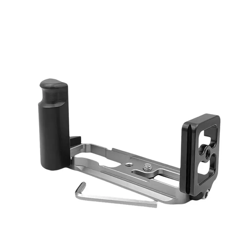 Фото Акция! Вертикальная быстросъемная пластина-держатель для камеры, кронштейн для ручного крепления, рукоятка для Olympus E-M5 OMD EM5