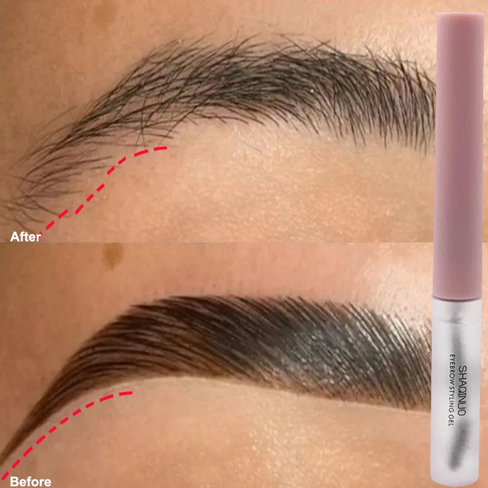 Gel de sobrancelha selvagem 3d, secagem rápida, duradouro, modelador de sobrancelhas, natural, à prova d'água, transparente, levantamento de sobrancelhas, maquiagem