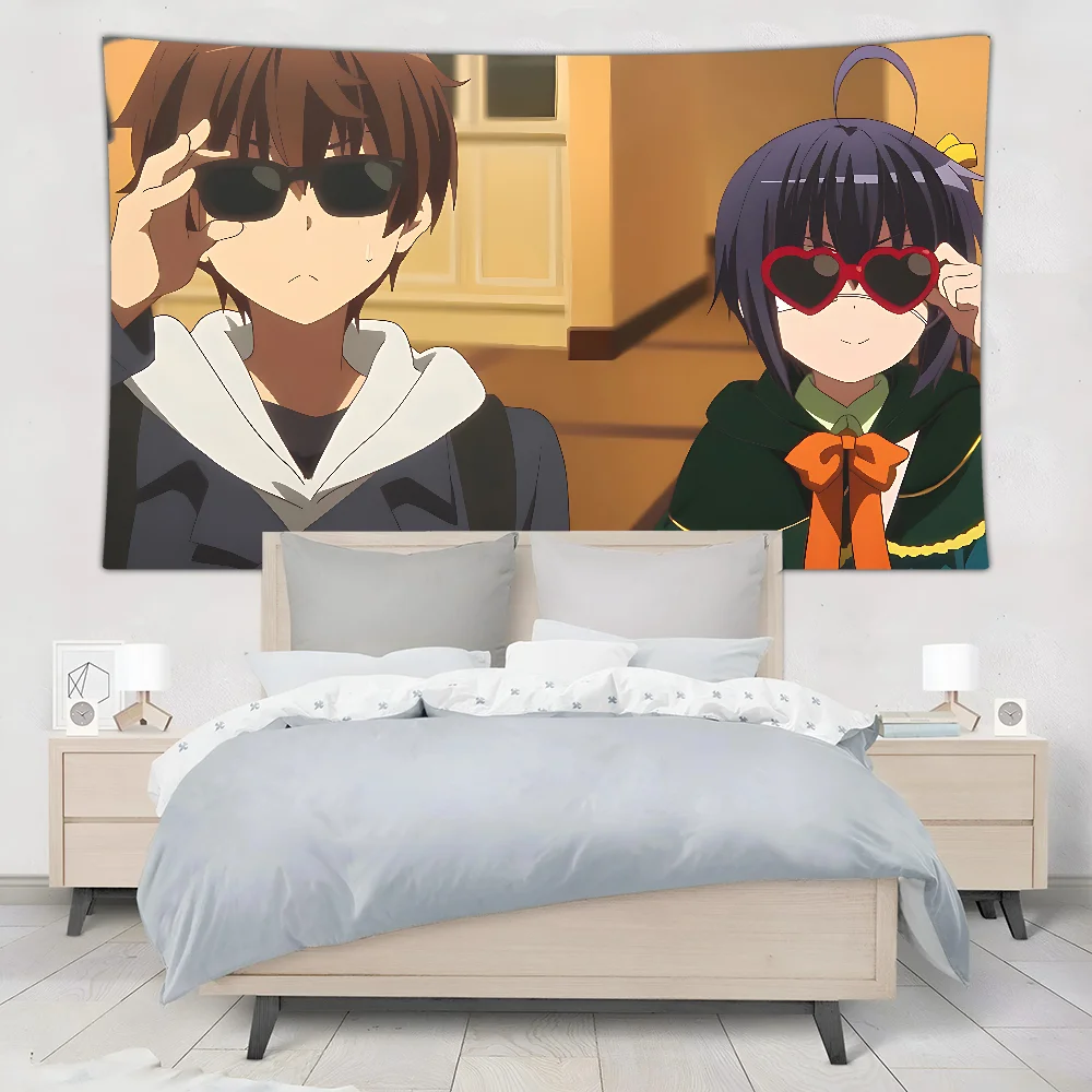 

Гобелен Even Chuunibyou Need To Fall, настенный гобелен, одеяло в стиле арт-деко, занавеска, висит в доме, декор для спальни, гостиной