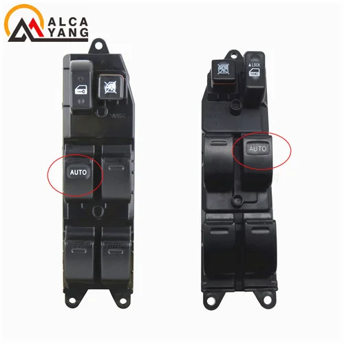 Interruptor principal de ventanilla eléctrica LHD/RHD 84820-12470 84820-12480 para Toyota Corolla NZE120 ZZE121 ZZE122