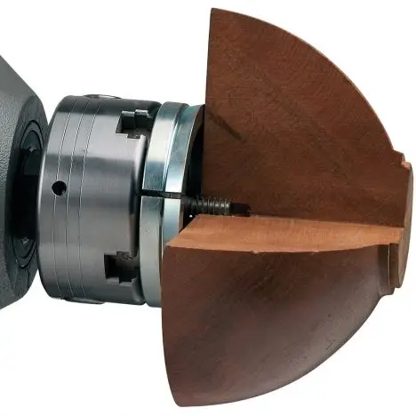 

BORUI 4-Jaw Self-Centering Cast Iron Electric Turning Wood Lathe Chucks Set 1x8TPi ISO 9001 Certified Turning Tool