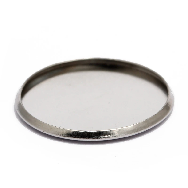 20pcs Stainless Steel Cabochon Cameo Base Round Bezel Tray Blank Base Fit 6-30mm Cameo Base Settings for Jewelry Making DIY