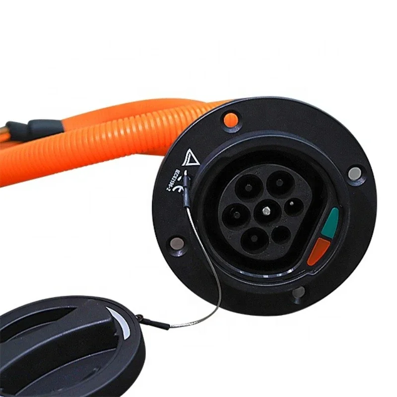 

IEC6 2196-2 single-phase 32A type 2 electric vehicle charging socket imported electric vehicle charger