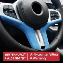 Alcantara Car Steering Wheel Cover for BMW #2
