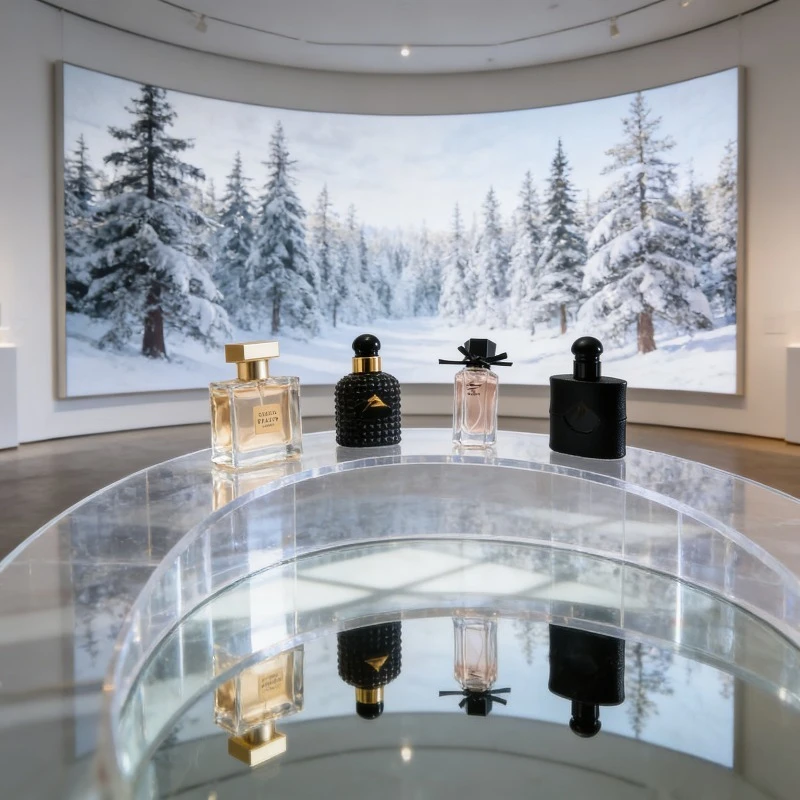 Women’s Perfume Gift Set of 4 Long Lasting Floral Woody Fragrances 105ml Elegant Captivating Scent Collection Perfect Gift