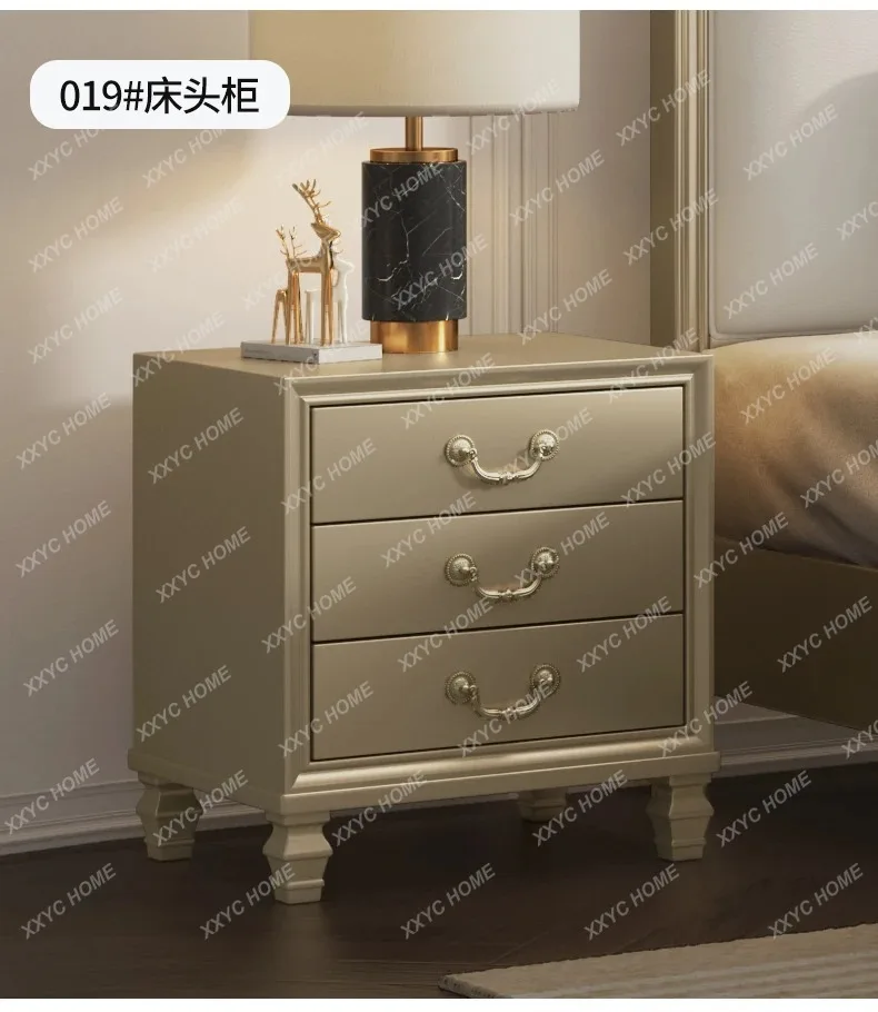 

Classic Wooden Nightstands Large Space Saving Bedroom Nightstands Drawers Modern Furniture