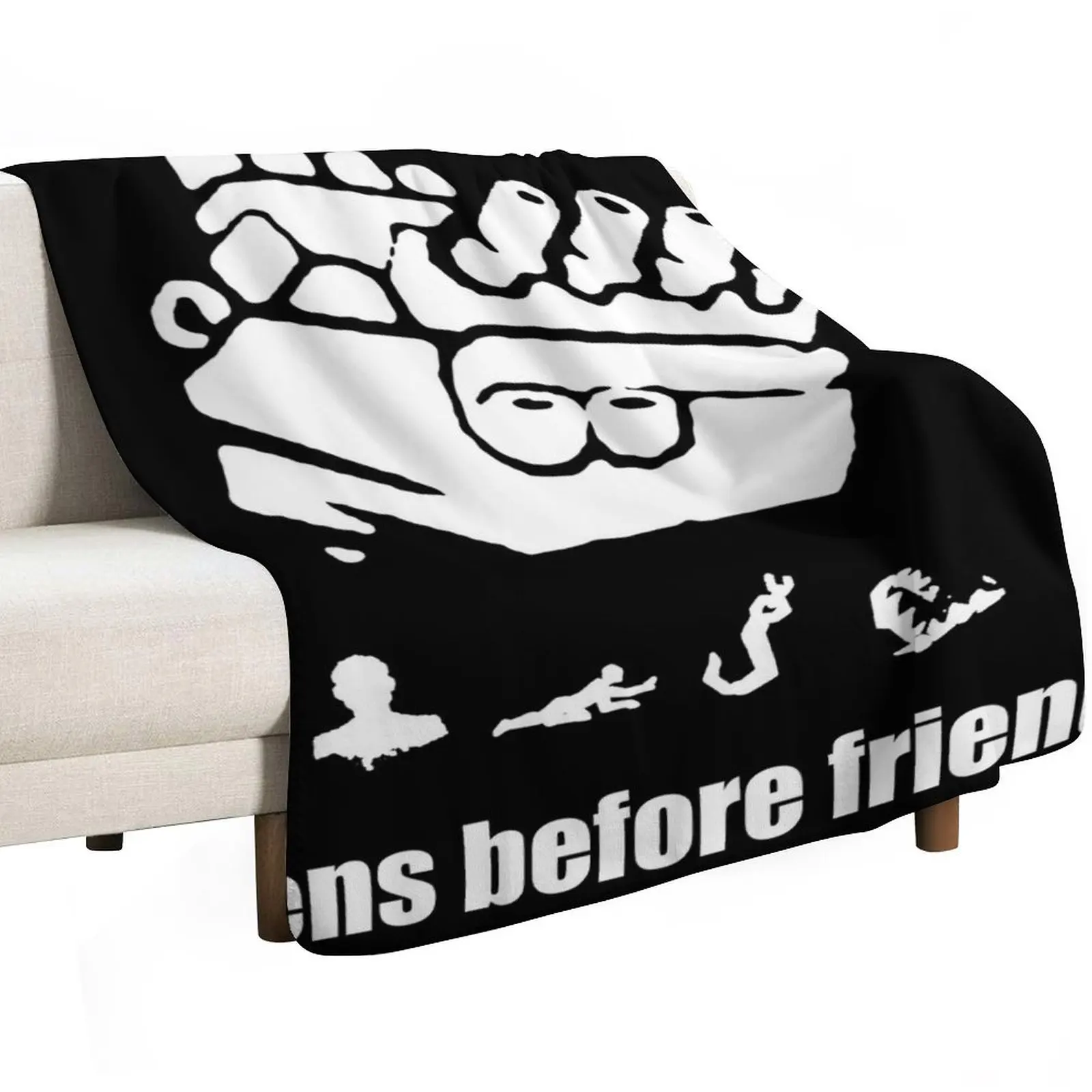 Gens Before Friends! Throw Blanket Thins Quilt decorative Soft anime Thermal Blankets