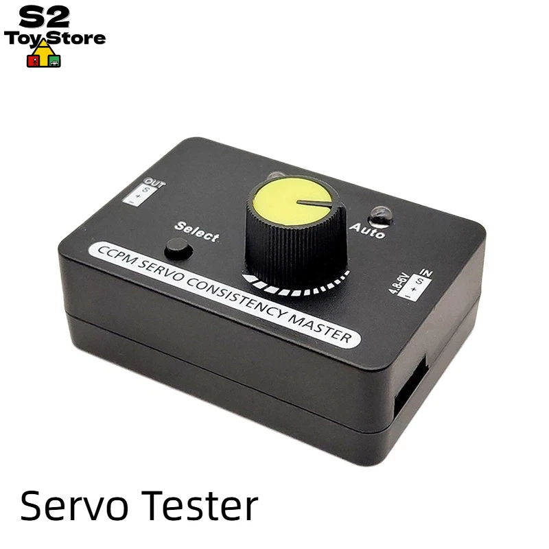 Servo Tester DC 4.8-6V Zhiquchuangkeji High Precision CCPM Servo Consistency Master 3 Mode Indicator Lights Motor ESC Tester