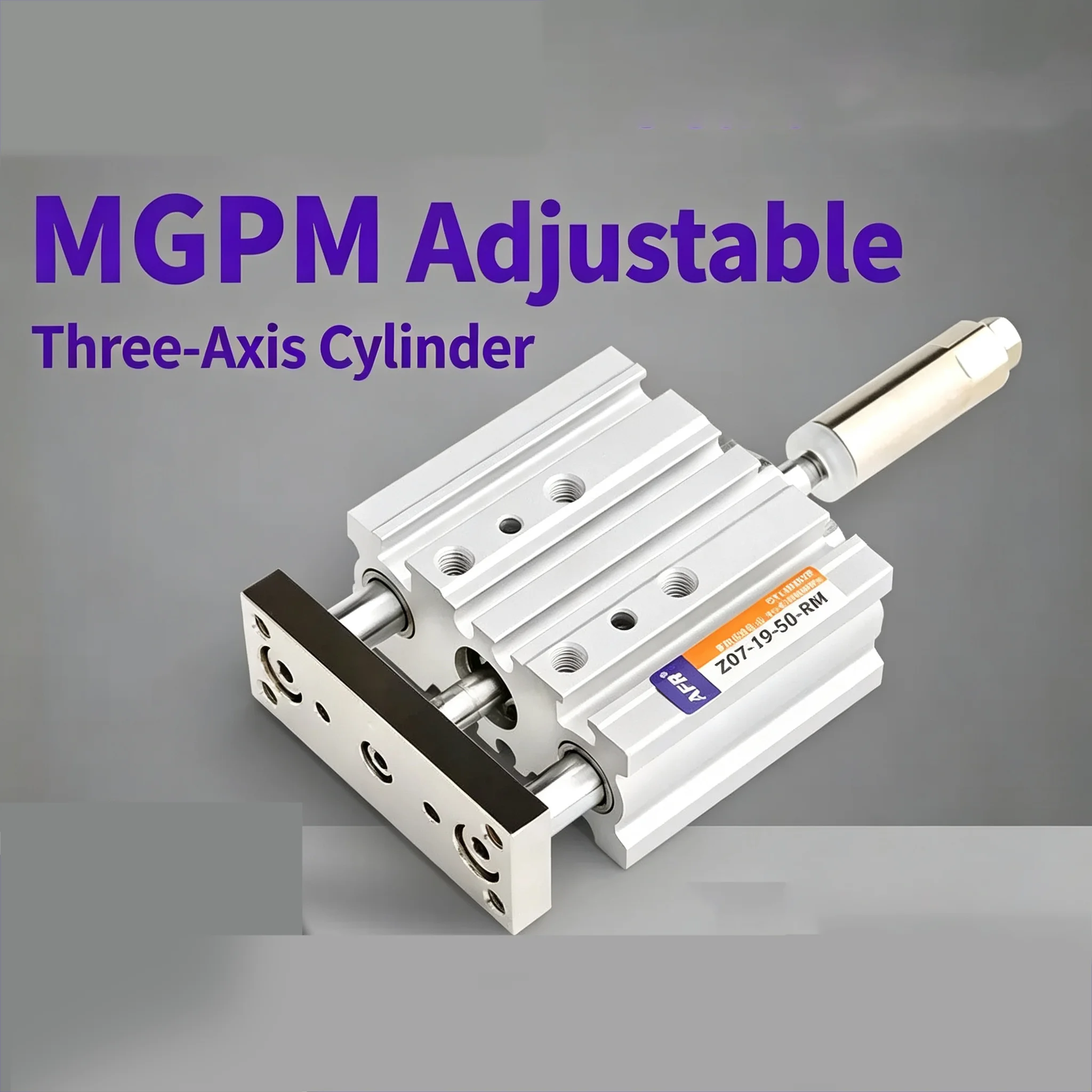 MGPM20-30AZ-XC8 MGPM20-50BZ-XC8 MGPM20 adjustable stroke 20 30 50mm three shaft compact high thrust guiding cylinder