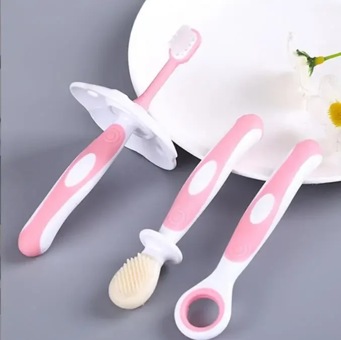 

Wholesale Baby Training Toothbrush Set Pack Of 4 pcs Baby Care Baby Toothbrush For Infant Toddler