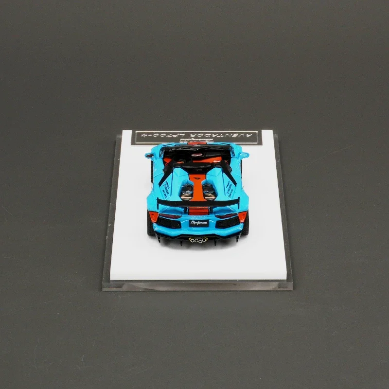 TPC 在庫あり 1:64 アヴェンタドール LP700-4 ガルフ コンバーチブル シザードア オープンモデル コレクション ミニチュアカー おもちゃ ダイキャスト ディオラマ