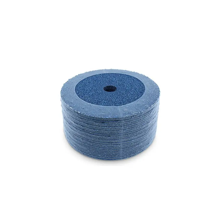 

Zirconia Resin Fiber Grinding and Sanding Discs, 7 x 7 8, 24 Grit 25 Pack