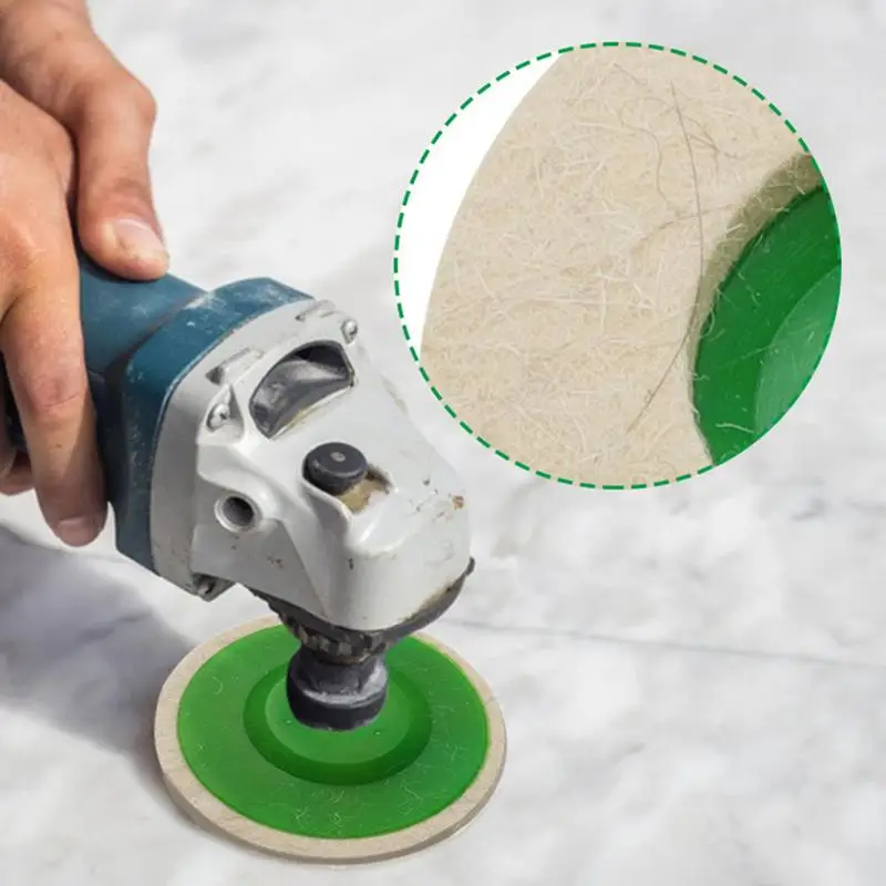 Wool Felt Polishing Wheel 4 Inch Angle Grinder Discs For Metal 10pcs Boats Cars Wood Sanding Wheel Discs Fast And Efficient