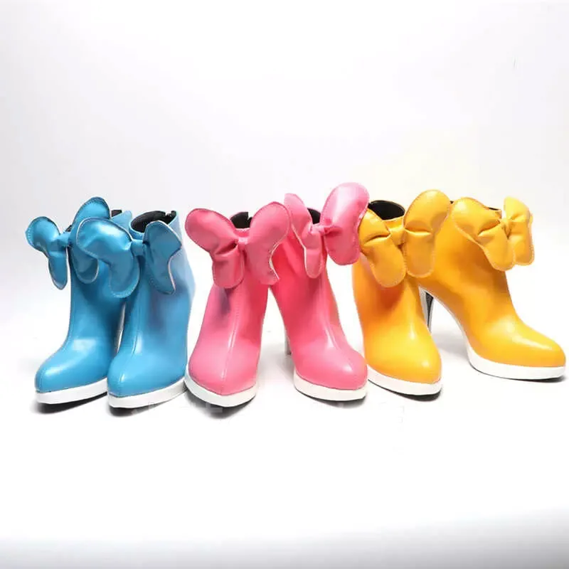 

Magical Girls Minakami Sayo Hanabishi Haruka boots Cosplay Tenkawa Kaoruko Magia A S M shoes C