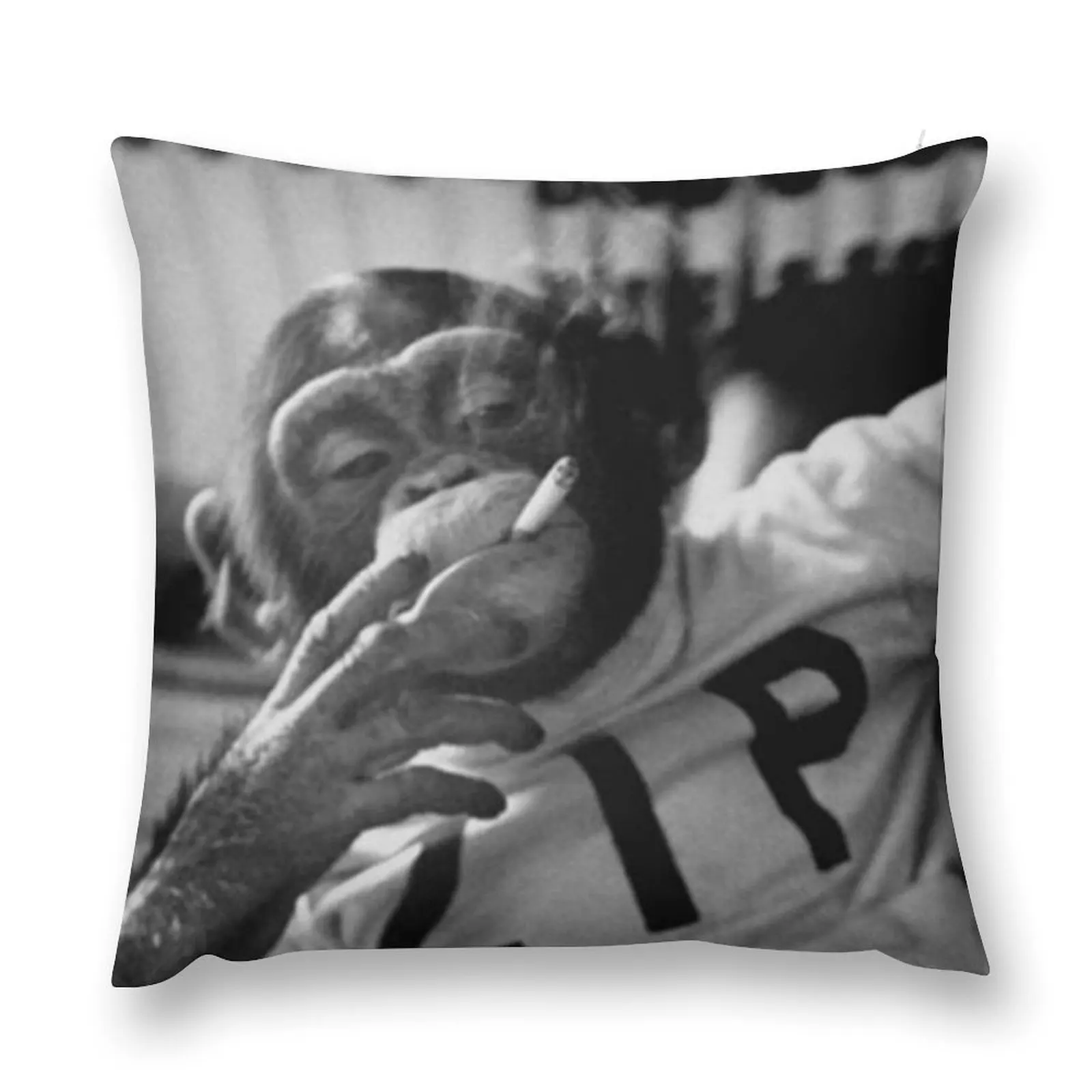 Smoking Chimp Throw Pillow Luxury Sofa Cushions Custom Cushion pillow