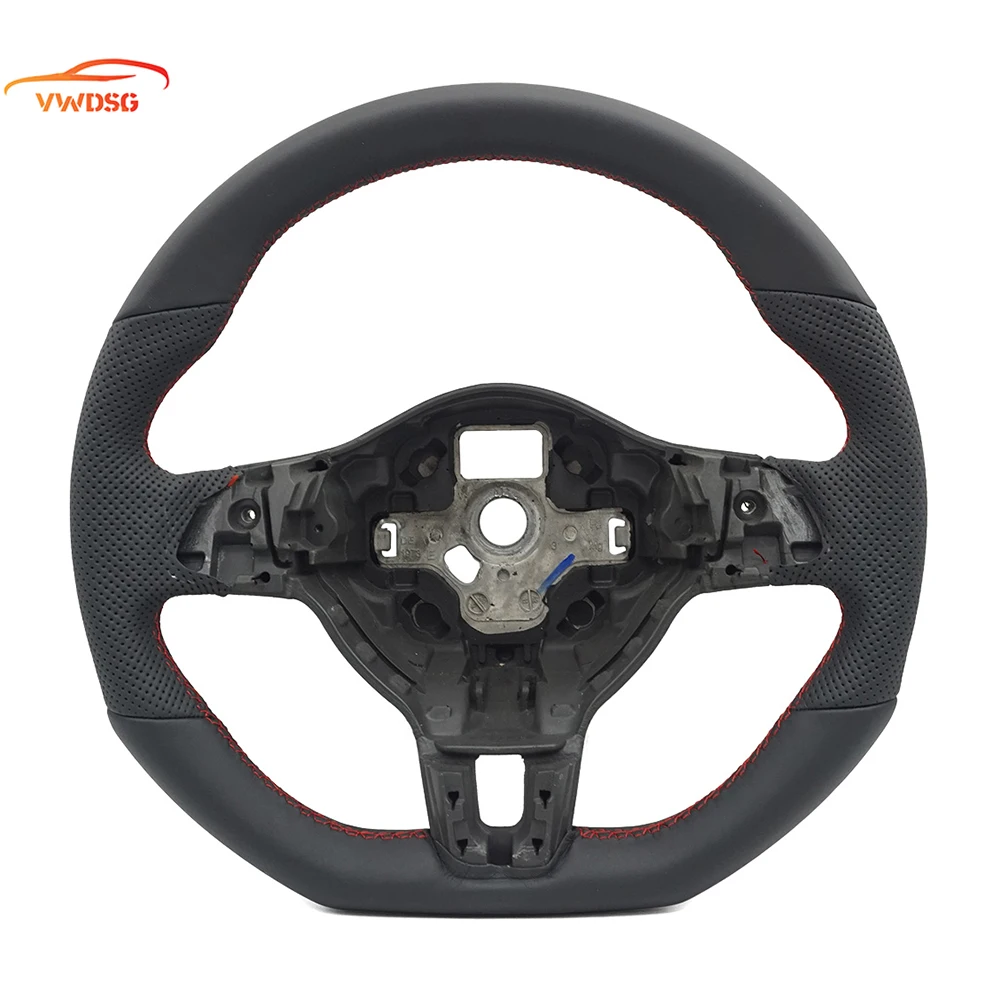 Steering Wheel For Vw Golf 6 GTI GTD R 2009-2013 Polo GTI Tiguan Passat R-Line Models Car Accessories