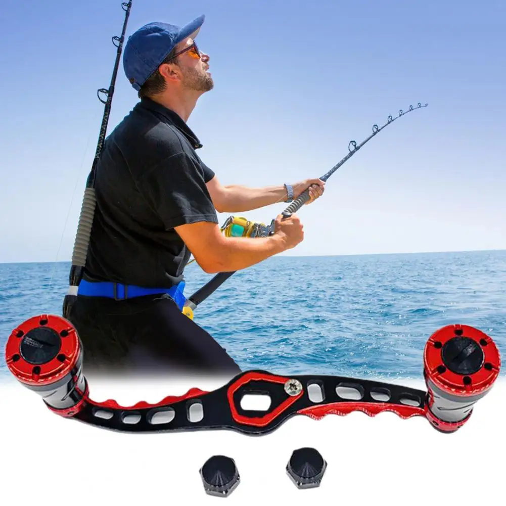 1 Set Refitted Fishing Rocker Non-slip Grip High Stability Modify Water Drop Reel Modified Rocker for Outdoor Fishing