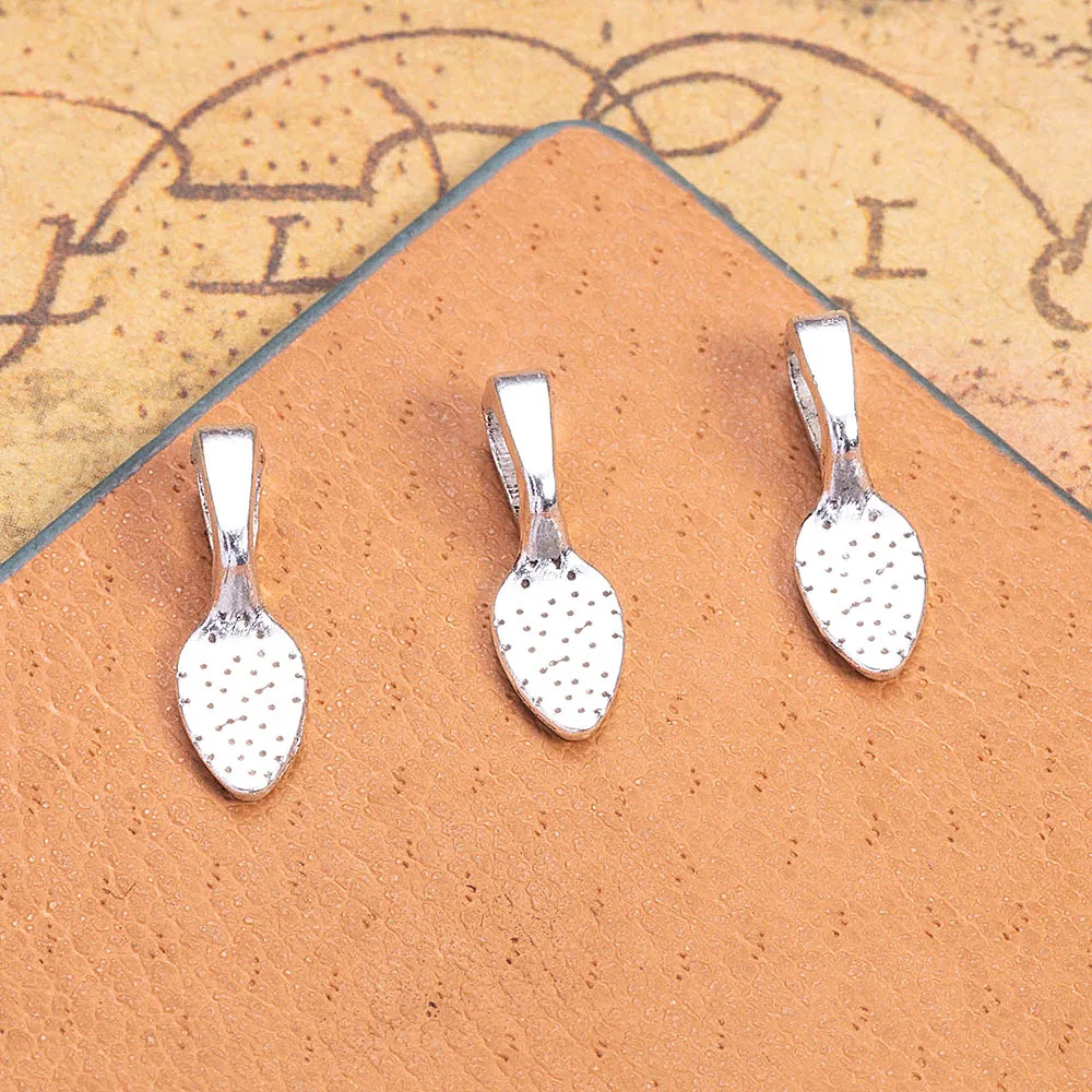 30Pcs/Lot Charms Trowel Small Shovel 15x5mm Antique Bronze Silver Color Pendants Making DIY Handmade Tibetan Finding Jewelry