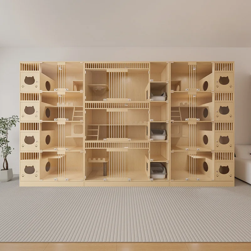 

Шкаф для кошек, вилла, гнездо, дом, зоомагазин, витрина, разведение кошачьего домика, клетка для кошек из цельного дерева