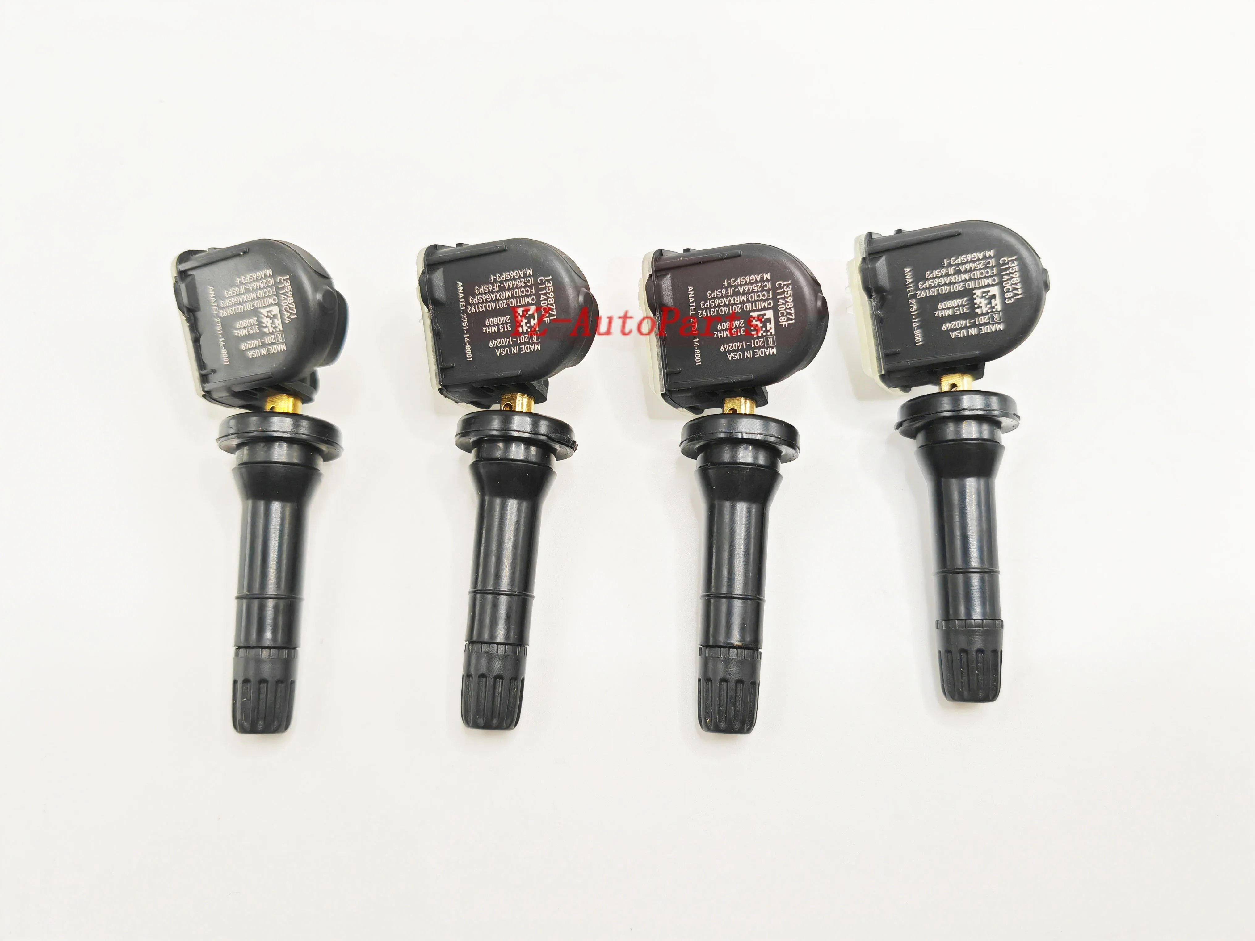 4PCS 13598772 13598771 TIRE PRESSURE SENSOR TPMS FOR 2018 2019 2020 2021 2022 2023 C-HEVROLET EQUINOX 315MHz  13516164