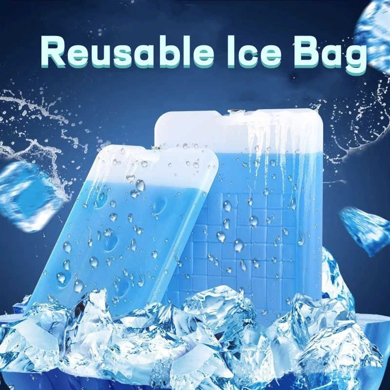 

Freezer Ice Bag Reusable Ice Packs for Lunch Fresh Food Storage Travel Picnic Fruit Drink Cooling Ice Block Need Water Injection