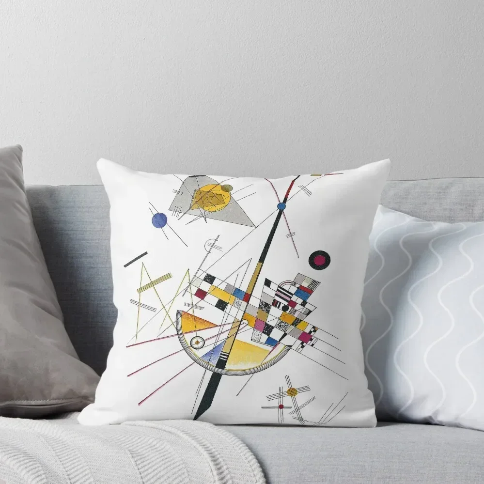 

Wassily Kandinsky Delicate Tension, Art Poster, Modern Artwork, Expressionist Poster, Abstract Wall Decor Throw Pillow