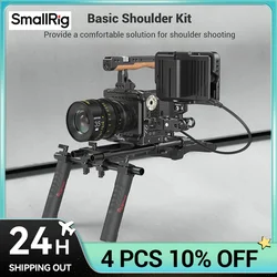 SmallRig Universal Basic Shoulder Kit for shoulder shooting mode Multiple 1/4-20 threaded holes to mount other accessories 2896C