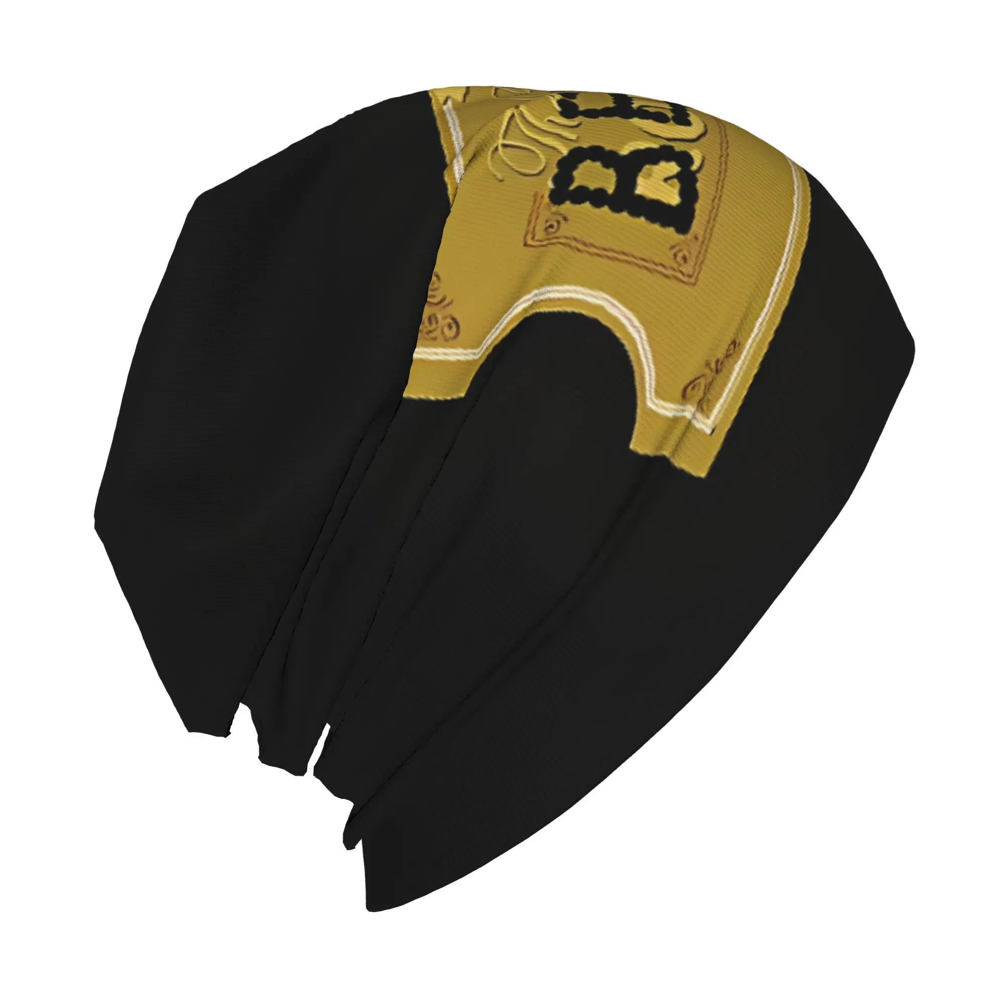 "1 قطعة Polar Express Vintage ""Believe"" قبعة بتصميم تذكرة للجنسين من البوليستر المحبوك على شكل جمجمة مع مرنة قابلة للتمدد طفيف