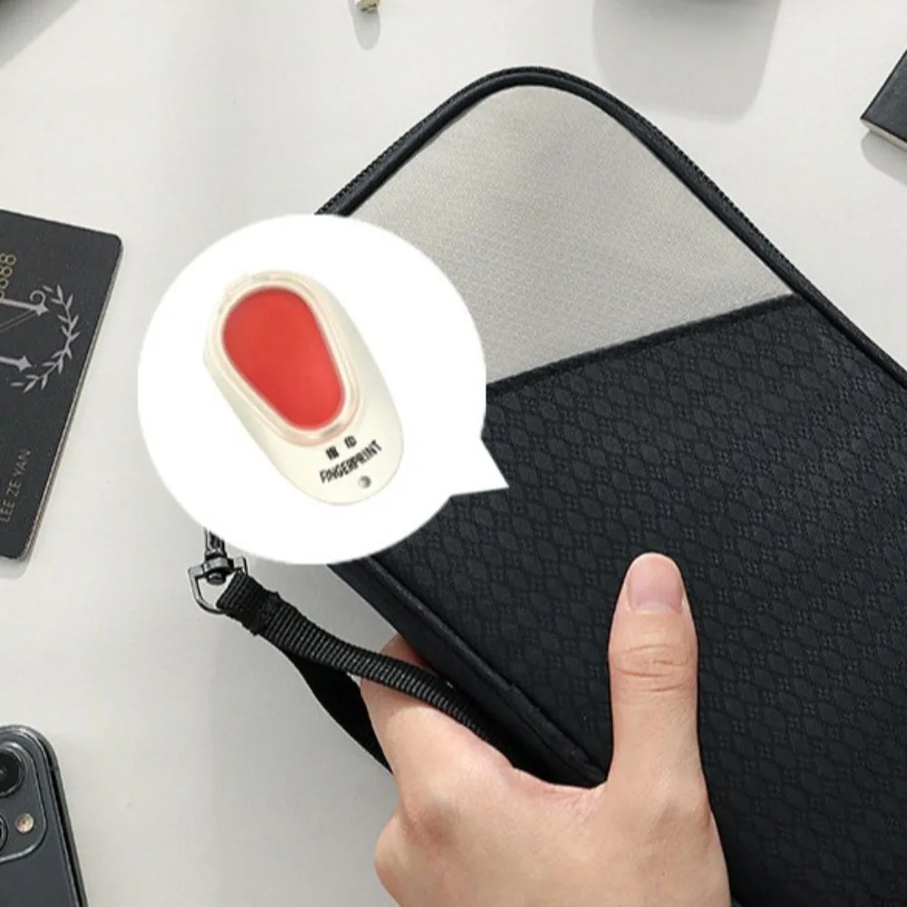 Clear Stamping Mini Fingerprint Ink Pad Quick-dry Anti-Fake Pocket Finger Signature Inkpad for Notary Finger Printing