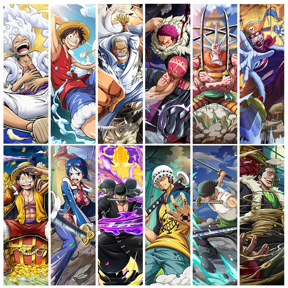 Peinture Diamant Personnages Anime Luffy Zoro Sanji Law Kit de Broderie Point de Croix Mosaïque DIY Strass Décoration Maison Cadeau