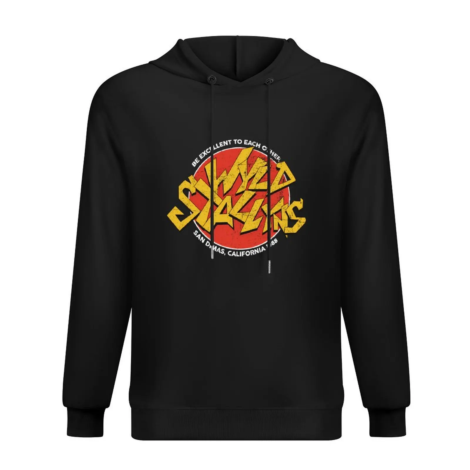 

Bill Ted Wild Stallyns Band Patch 70 Hoodie winter clothes men's clothing autumn clothes men hoodie