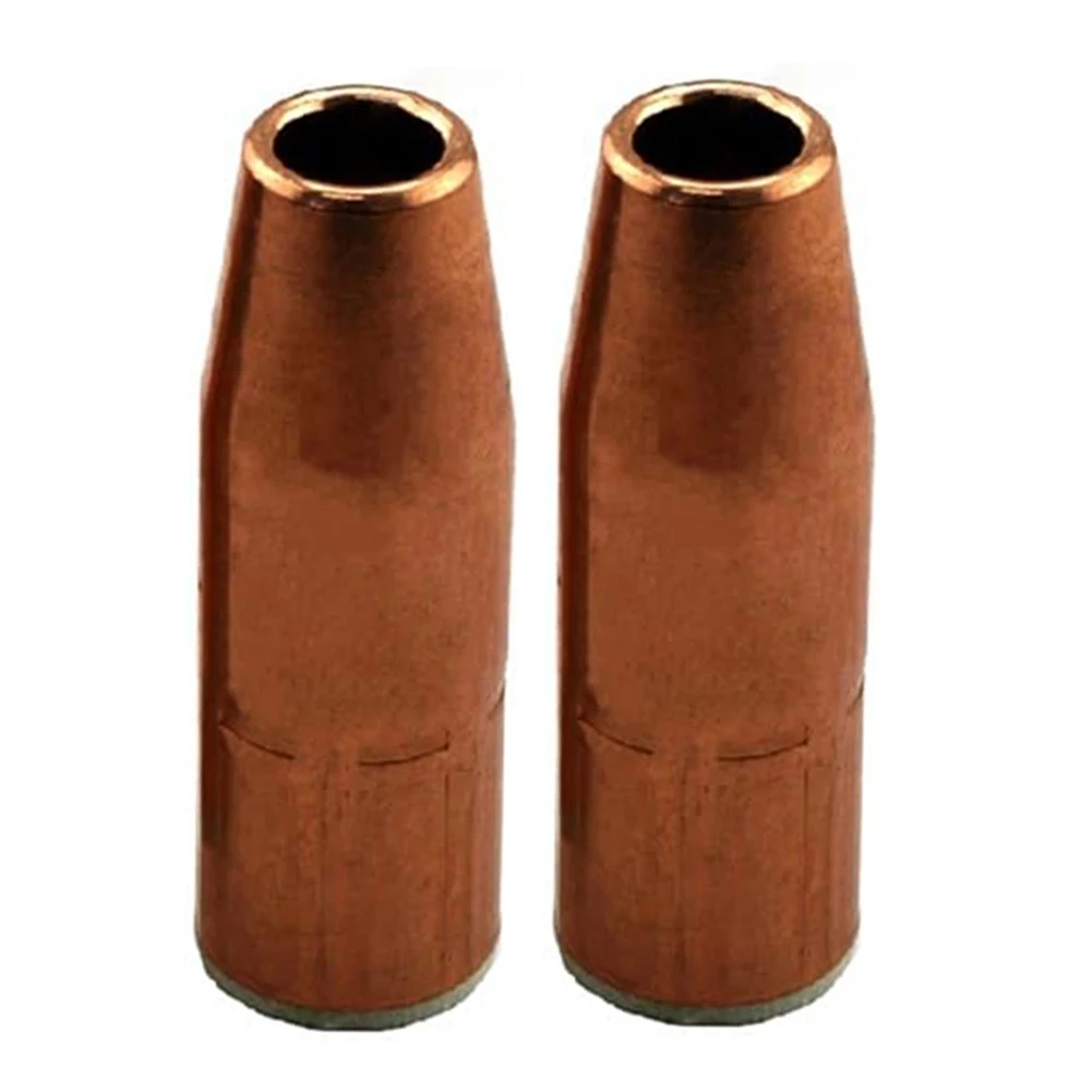 

2pcs Gas Nozzle 401-4-50 Welding Nozzle 1/2-inch Bore Standard Grade Brass Nozzle For TOUGH LOCK For MIG Welding Torch Accessory