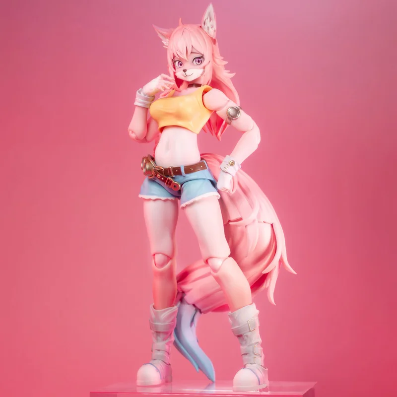

Magic Land Candy Park Liya Figurine Alopex CandyLand Ver 1/12 Pink Fox Girl Articulated Figurine Anime Toy Action Figure InStock