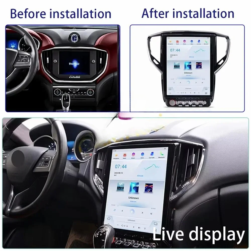 12.1''Android Screen for 2014-2019 Car Multimedia Navigation Radio CarPlay WIFI DSP GPS
