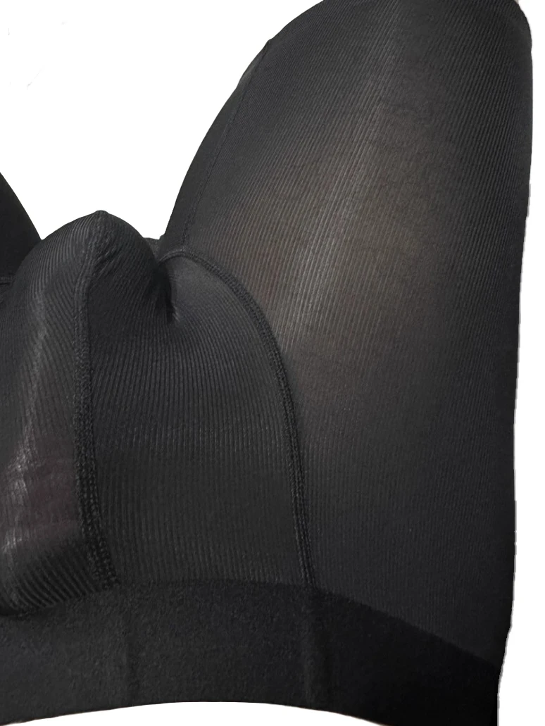 مضلع الحرير الجليد الرجال رقيقة مرونة سلس الملابس الداخلية تمديد الساق تقليد شفافة طويلة الملاكم حجم كبير ينغيرييس أرض الإنسان #5