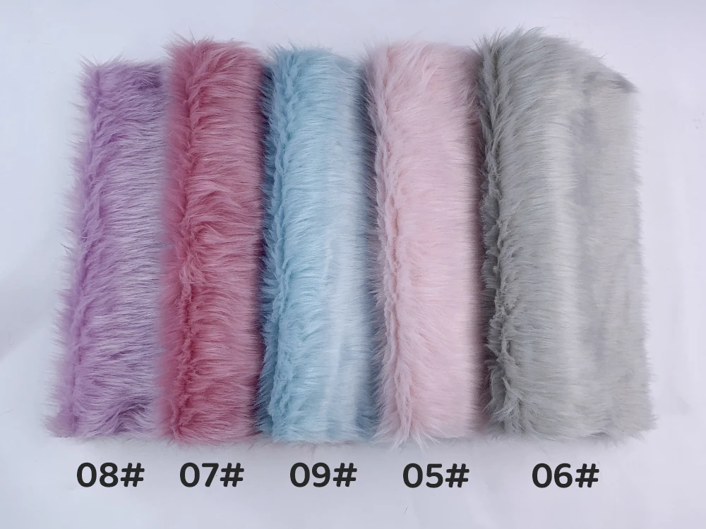 Fur Imitate Fabric 30x50cm Polyester Fiber Medium Thickness Woven Technics 2.5cm Long Fur Fabric Cosplay Fursuit Fur Material
