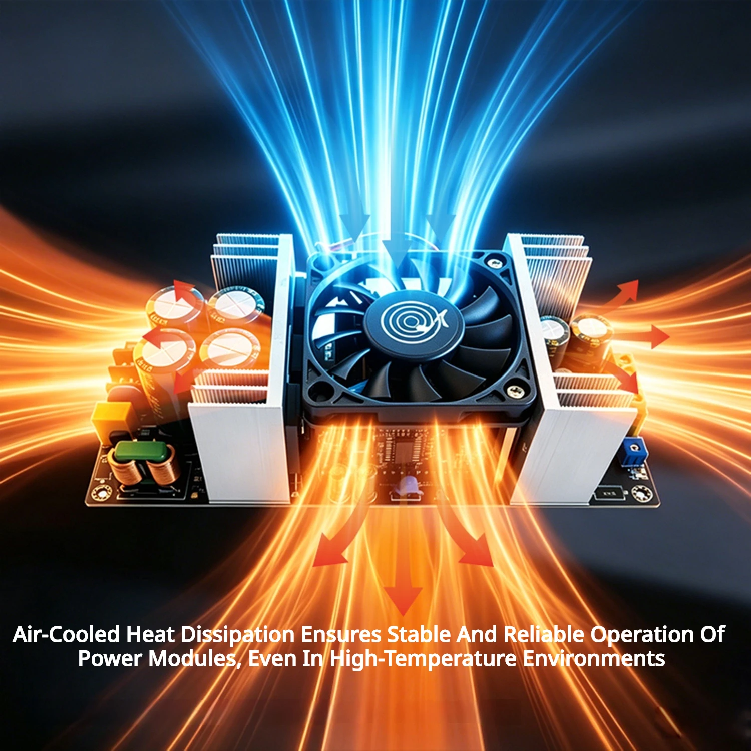 Isolated Switching Power Supply AC200-260V to DC48V 800W 17A Adjustable 44.5-50.5V Silent Overcurrent Short Circuit Protection