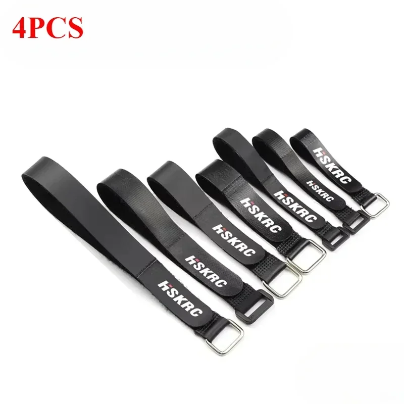 

4PCS HSKRC Nylon Non-Slip Coating LIPO Battery Strap 150mm / 200mm / 250mm