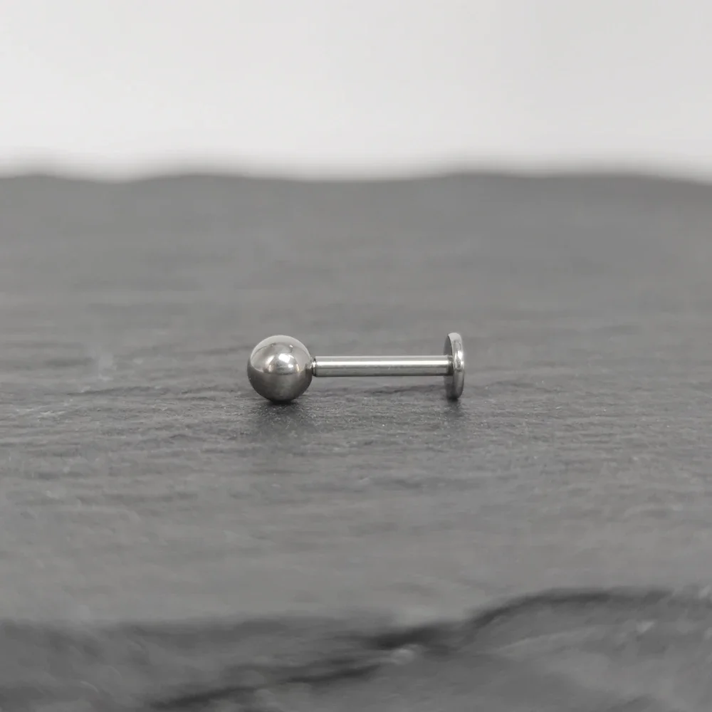 Titanium Tragus Piercing Lip Stud Earring