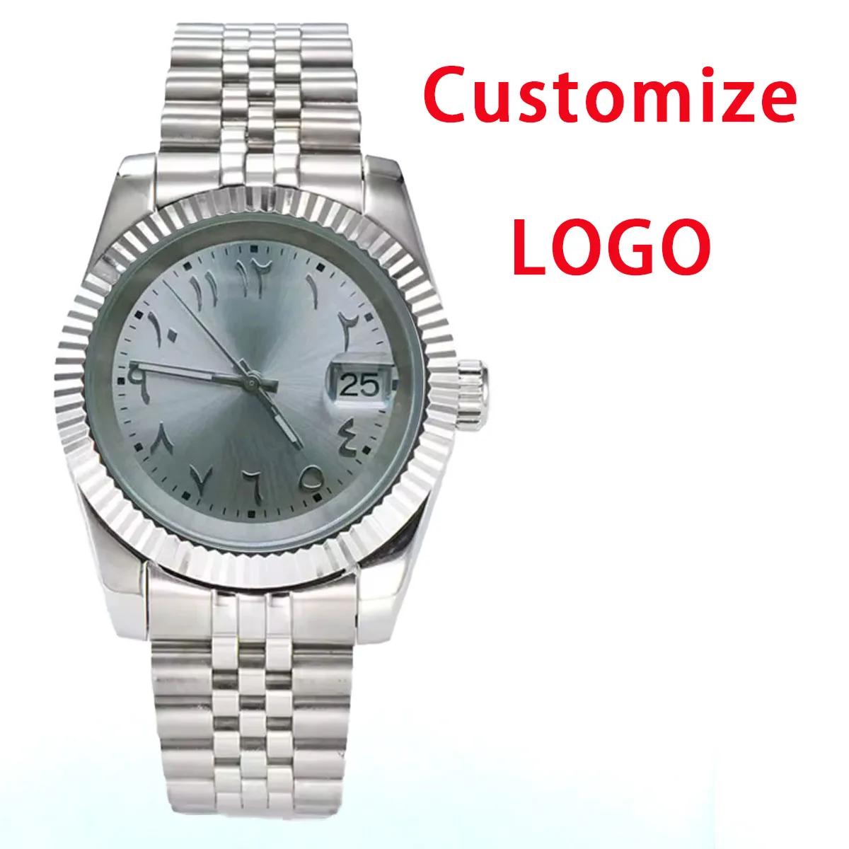 NH series 35 Case 36mm/39mm watch Case Arabic dial Man's stainless steel Mechanical Installing nh series 35Movements Watch 1