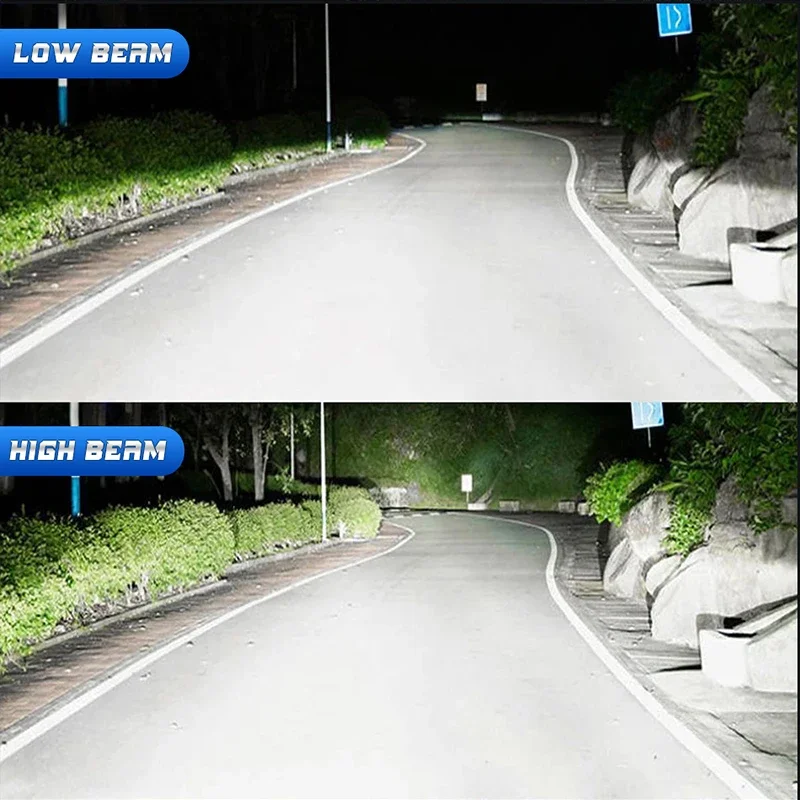 TCYATO Best-selling 1:1LED car headlight H7 through-hole high-brightness focused high-power thermal waterproof