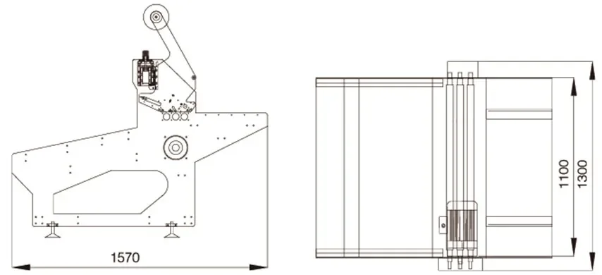 Double Sided Automatic r Adhesive Tape Carton Box Sealing Applications Machine