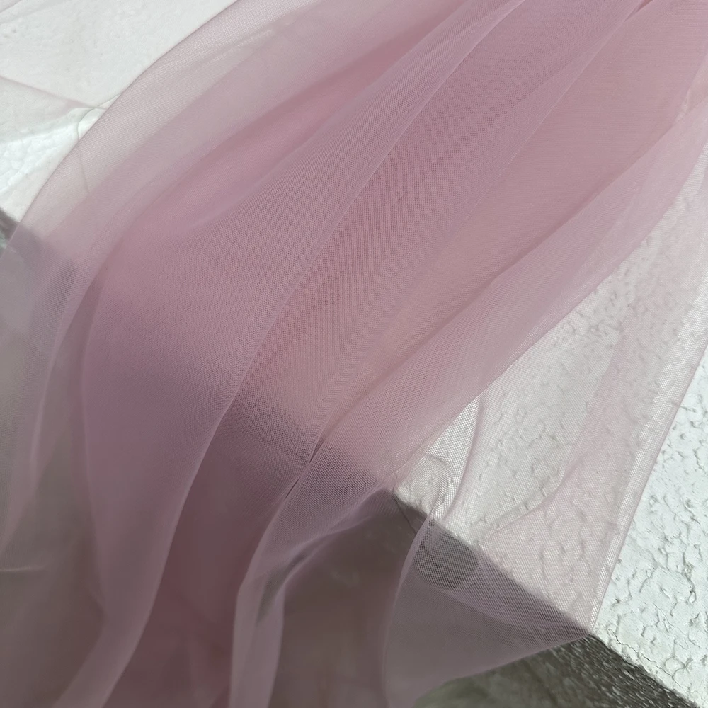 Pink red Tulle wedding background ceiling mesh wedding dress photography background cloth children\'s clothing fabric