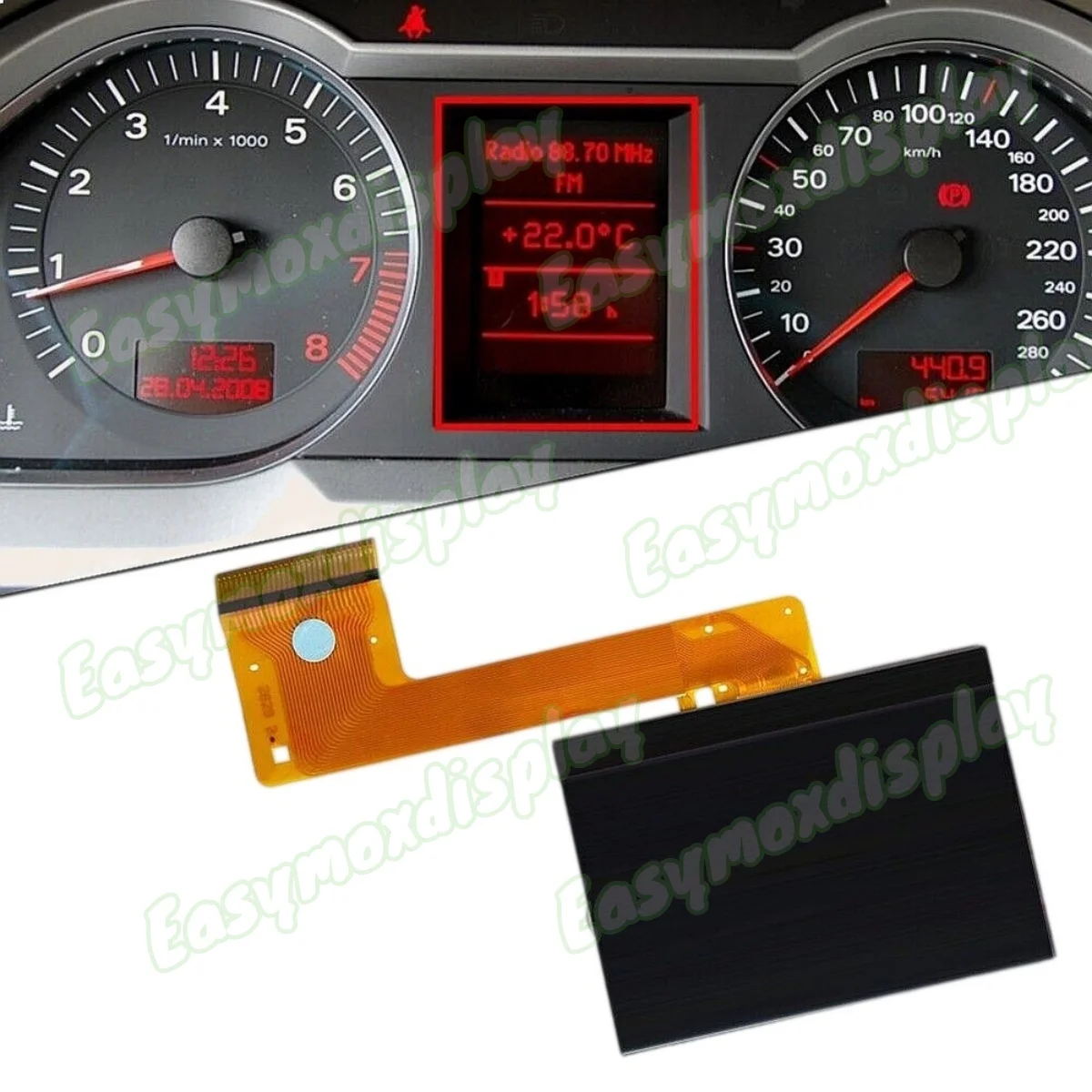 4F0920900 Durable Display Instrument Cluster For Audi A6 S6 Q7 Magneti Marelli 2004-2011