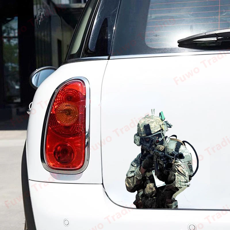 Hot selling Airborne Division Close Quarters Combat Special Forces Vinyl Car Sticker Laptop Travel Luggage Decal Car Styling