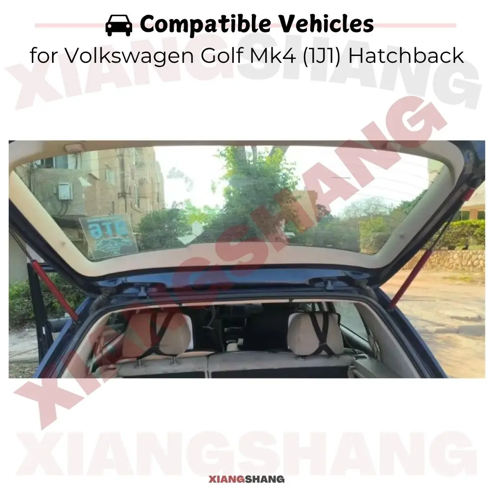 

2pcs Rear Auto Open With Spring Damper for Volkswagen Golf Mk4 (1J1) Hatchback 1997-2005 Trunk Boot Gas Charged Gas Struts