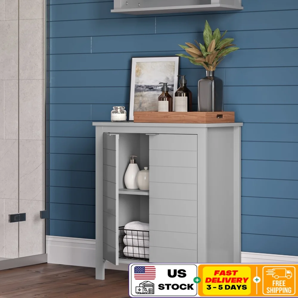 

Двухдверный напольный шкаф Madison, органайзер для хранения с регулируемой полкой, ванная комната, стирка, прихожая, полотенце, льняная мебель