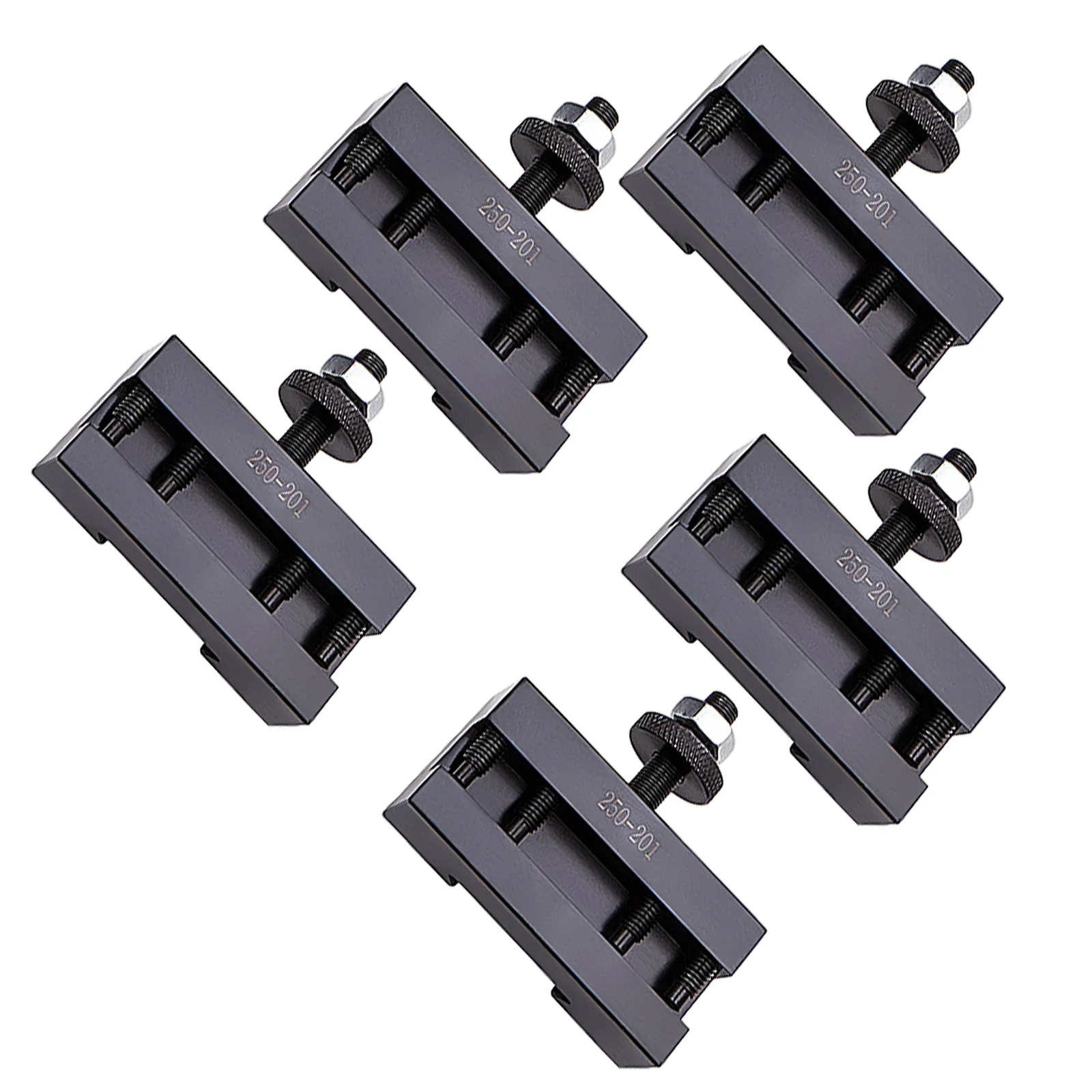 5pcs Quick Change Turning & Facing Tool Post Holder 250-201 10-15 inch  Lathe Tool Post Holder 250-201 Brand New